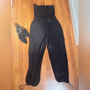 Black Tube Top Romper 🖤